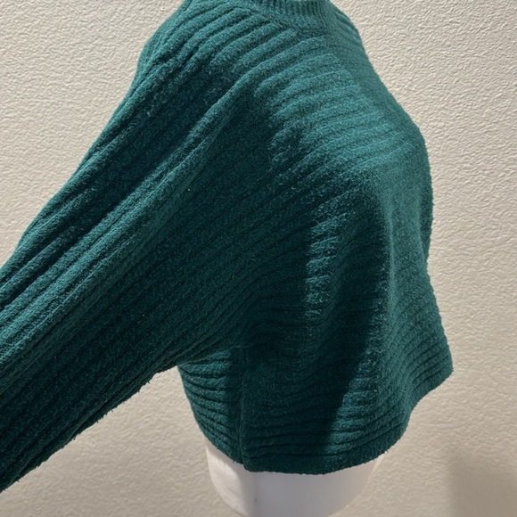 Pink Rose size extra small, emerald, green sweater - Picture 2 of 5